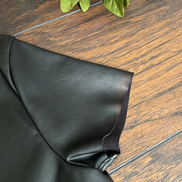 Zara Faux Leather dress size 10 - Picture 3 of 9